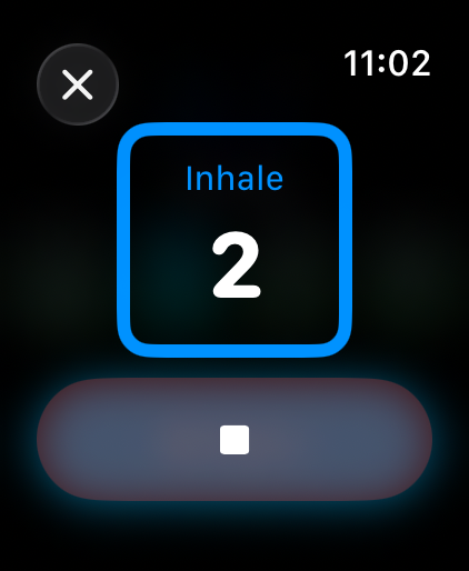 Apple Watch box breathing